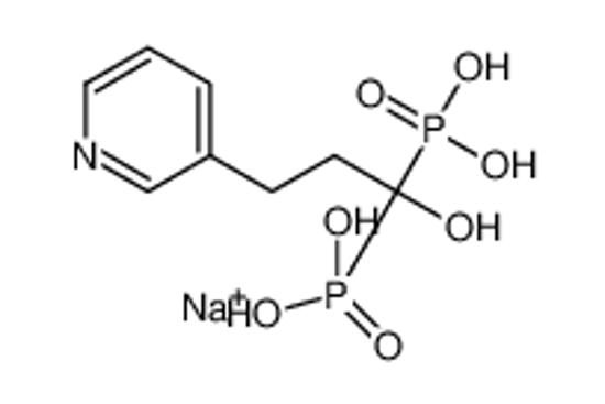 Picture of sodium,(1-hydroxy-1-phosphono-3-pyridin-3-ylpropyl)phosphonic acid