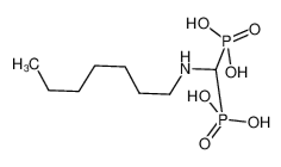 Picture of [(heptylamino)methylene]-1,1-bisphosphonate