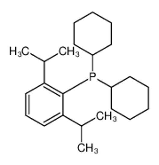 Picture of dicyclohexyl-[2,6-di(propan-2-yl)phenyl]phosphane