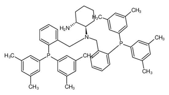 Picture of (1R,2R)-2-N,2-N-bis[[2-bis(3,5-dimethylphenyl)phosphanylphenyl]methyl]cyclohexane-1,2-diamine