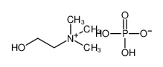 Picture of dihydrogen phosphate,2-hydroxyethyl(trimethyl)azanium