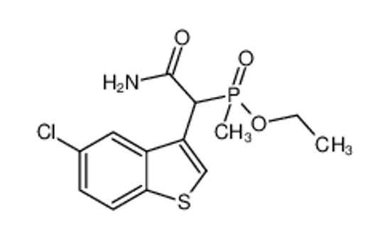 Изображение 2-(5-chloro-1-benzothiophen-3-yl)-2-[ethoxy(methyl)phosphoryl]acetamide