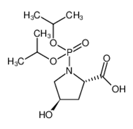 Picture of (2S,4R)-1-(Diisopropoxyphosphoryl)-4-hydroxypyrrolidine-2-carboxylic acid
