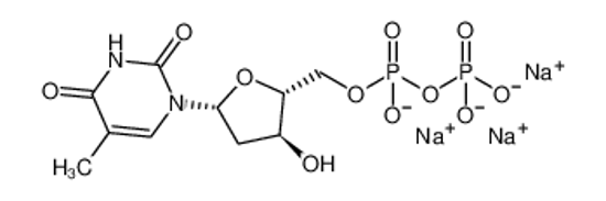 Picture of 2'-Deoxythymidine-5'-diphosphate trisodium salt