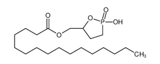 Picture of (2-hydroxy-2-oxo-1,2λ<sup>5</sup>-oxaphospholan-5-yl)methyl hexadecanoate