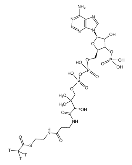 Picture of ACETYL COENZYME A, [ACETYL-3H]