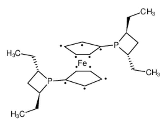 Изображение (-)-1,1'-BIS((2S,4S)-2,4-DIETHYLPHOSPHOTANO)FERROCENE
