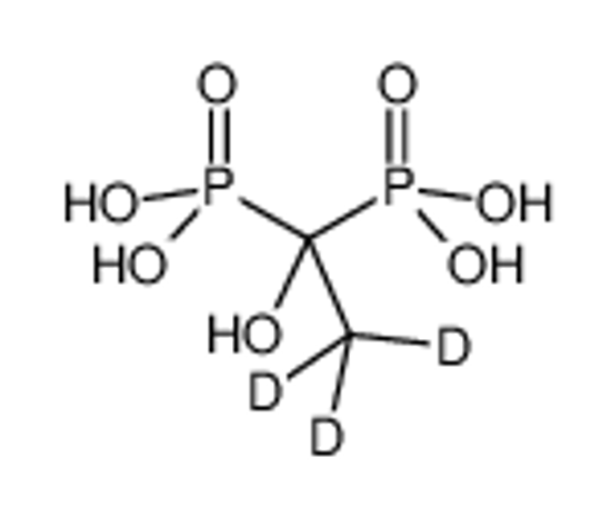 Picture of (2,2,2-trideuterio-1-hydroxy-1-phosphonoethyl)phosphonic acid