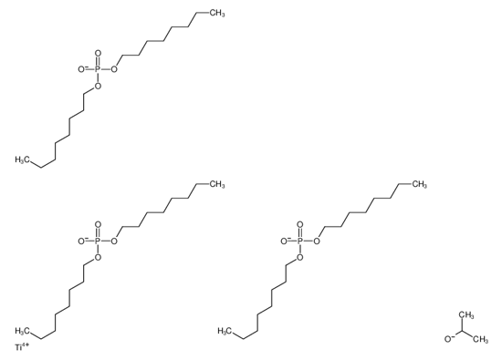 Изображение Titanium(4+) dioctyl phosphate 2-propanolate (1:3:1)