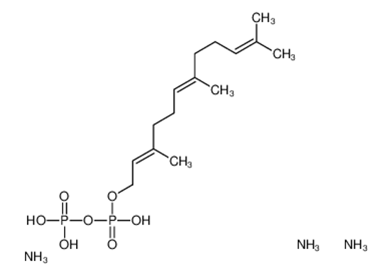 Picture of (2E,6E)-3,7,11-Trimethyl(1-<sup>3</sup>H<sub>1</sub>)-2,6,10-dodecatrien-1-yl trihydrogen diphosphate triammoniate