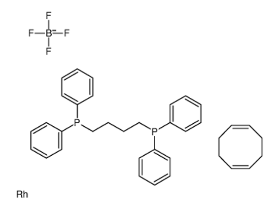 Imagem de (1Z,5Z)-cycloocta-1,5-diene,4-diphenylphosphanylbutyl(diphenyl)phosphane,rhodium,tetrafluoroborate