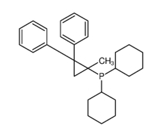 Picture of dicyclohexyl-(1-methyl-2,2-diphenylcyclopropyl)phosphane