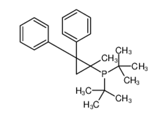 Imagem de ditert-butyl-(1-methyl-2,2-diphenylcyclopropyl)phosphane