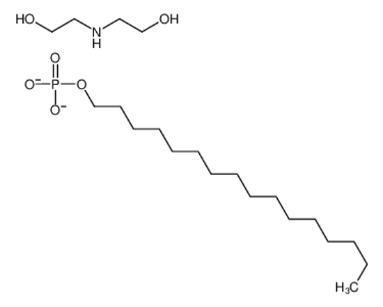 Picture of hexadecyl phosphate, 2-(2-hydroxyethylamino)ethanol