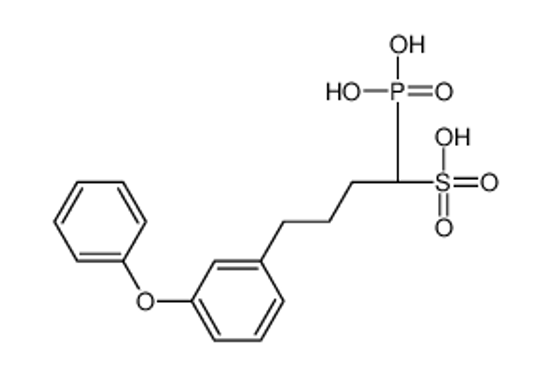 Изображение (1S)-4-(3-phenoxyphenyl)-1-phosphonobutane-1-sulfonic acid