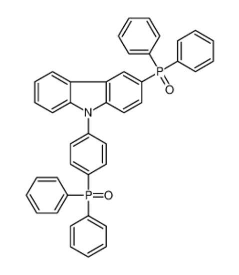 Picture of 3-diphenylphosphoryl-9-(4-diphenylphosphorylphenyl)carbazole