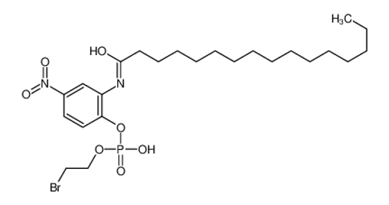 Imagem de 2'-(β-Bromoethylphosphoryl)-5'-nitrohexadecananilide