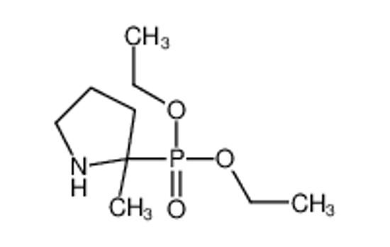 Picture of 2-diethoxyphosphoryl-2-methylpyrrolidine