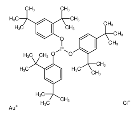 Picture of chlorogold,tris(2,4-ditert-butylphenyl) phosphite