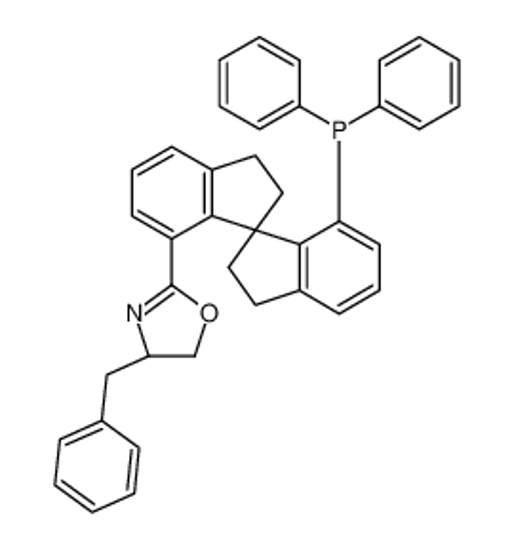 Picture of [(3S)-4-[(4S)-4-benzyl-4,5-dihydro-1,3-oxazol-2-yl]-3,3'-spirobi[1,2-dihydroindene]-4'-yl]-diphenylphosphane