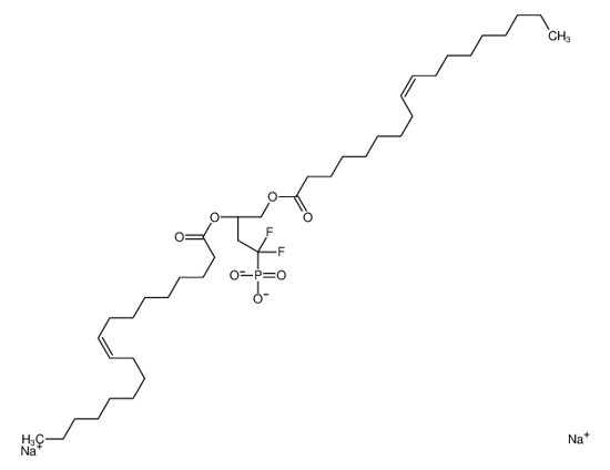 Imagem de Disodium {(3S)-1,1-difluoro-3,4-bis[(9Z)-9-octadecenoyloxy]butyl} phosphonate