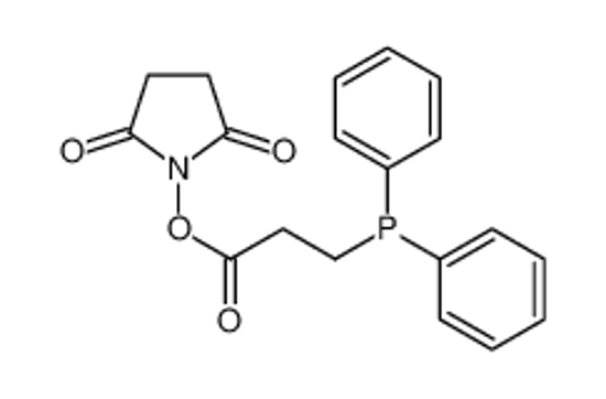 Изображение (2,5-dioxopyrrolidin-1-yl) 3-diphenylphosphanylpropanoate