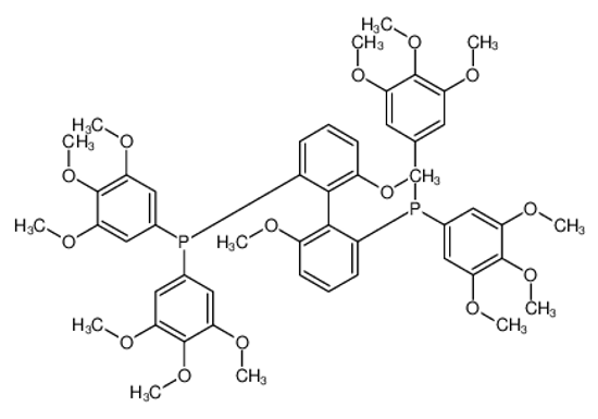 Изображение [2-[2-bis(3,4,5-trimethoxyphenyl)phosphanyl-6-methoxyphenyl]-3-methoxyphenyl]-bis(3,4,5-trimethoxyphenyl)phosphane