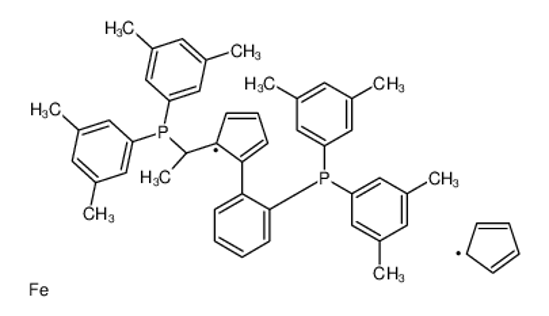 Изображение [2-[5-[(1R)-1-bis(3,5-dimethylphenyl)phosphanylethyl]cyclopenta-1,3-dien-1-yl]phenyl]-bis(3,5-dimethylphenyl)phosphane,cyclopenta-1,3-diene,iron(2+)