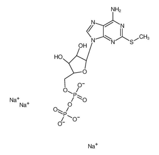 Picture of 2-(Methylthio)adenosine 5′-diphosphate trisodium salt hydrate