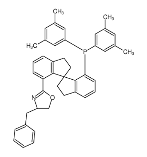 Picture of [(3S)-4-[(4S)-4-benzyl-4,5-dihydro-1,3-oxazol-2-yl]-3,3'-spirobi[1,2-dihydroindene]-4'-yl]-bis(3,5-dimethylphenyl)phosphane