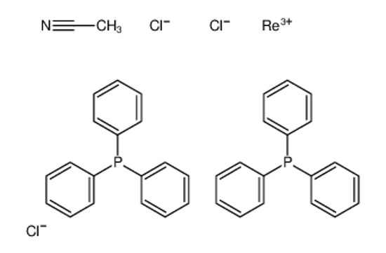Изображение acetonitrile,trichlororhenium,triphenylphosphane