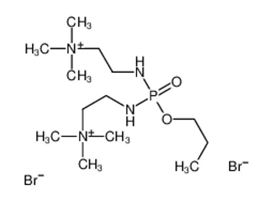 Picture of trimethyl-[2-[[propoxy-[2-(trimethylazaniumyl)ethylamino]phosphoryl]amino]ethyl]azanium,dibromide