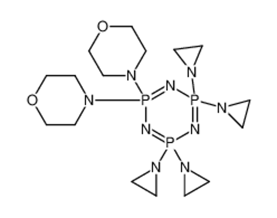 Picture of 4-[4,4,6,6-tetrakis(aziridin-1-yl)-2-morpholin-4-yl-1,3,5-triaza-2λ<sup>5</sup>,4λ<sup>5</sup>,6λ<sup>5</sup>-triphosphacyclohexa-1,3,5-trien-2-yl]morpholine