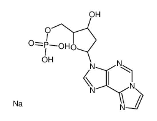 Picture of (3-hydroxy-5-imidazo[2,1-f]purin-3-yloxolan-2-yl)methyl dihydrogen phosphate,sodium