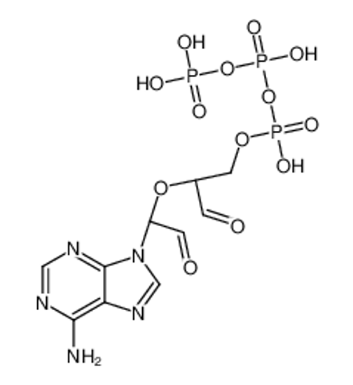 Picture of [[(2R)-2-[(1R)-1-(6-aminopurin-9-yl)-2-oxoethoxy]-3-oxopropoxy]-hydroxyphosphoryl] phosphono hydrogen phosphate