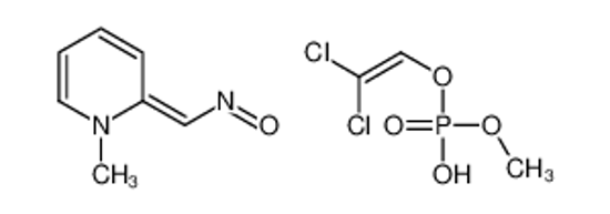 Picture of 2,2-dichloroethenyl methyl phosphate,[(Z)-(1-methylpyridin-2-ylidene)methyl]-oxoazanium