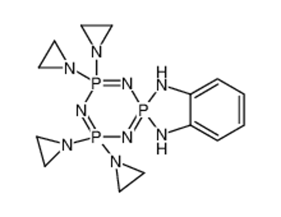 Изображение 4',4',6',6'-Tetrakis(1-aziridinyl)-1,3-dihydrospiro[1,3,2-benzodi azaphosphole-2,2'-[1,3,5,2,4,6]triazatriphosphinine]