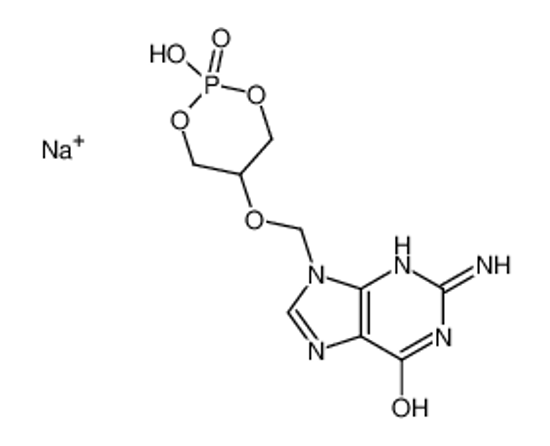 Imagem de sodium,2-amino-9-[(2-hydroxy-2-oxo-1,3,2λ<sup>5</sup>-dioxaphosphinan-5-yl)oxymethyl]-3H-purin-6-one