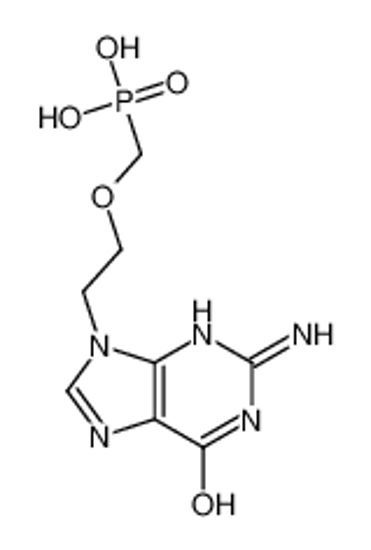Picture of 2-(2-amino-6-oxo-3H-purin-9-yl)ethoxymethylphosphonic acid