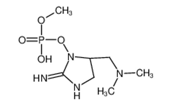 Изображение (5S)-5-[(Dimethylamino)methyl]-1-{[hydroxy(methoxy)phosphoryl]oxy }-4,5-dihydro-1H-imidazol-2-amine