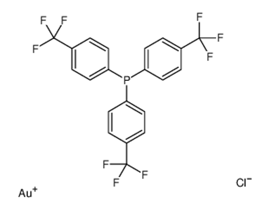 Picture of chlorogold,tris[4-(trifluoromethyl)phenyl]phosphane