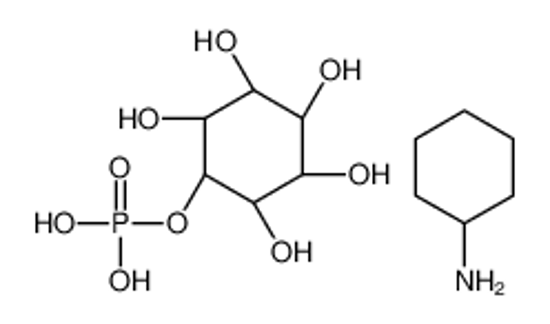 Изображение (1S,2R,3R,4S,5S,6R)-2,3,4,5,6-Pentahydroxycyclohexyl dihydrogen p hosphate - cyclohexanamine (1:1)