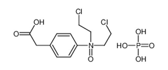 Picture of 4-(carboxymethyl)-N,N-bis(2-chloroethyl)benzeneamine oxide,phosphoric acid