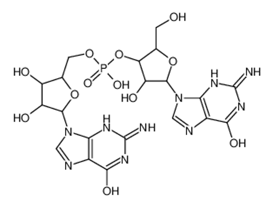 Picture of [5-(2-amino-6-oxo-1H-purin-9-yl)-3,4-dihydroxy-tetrahydrofuran-2- yl]methyl [5-(2-amino-6-oxo-1H-purin-9-yl)-4-hydroxy-2-(hydroxyme thyl)tetrahydrofuran-3-yl] hydrogen phosphate
