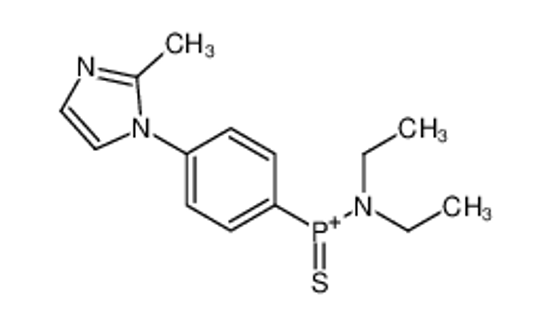 Picture of (Diethylamino)[4-(2-methyl-1H-imidazol-1-yl)phenyl]thioxophosphon ium