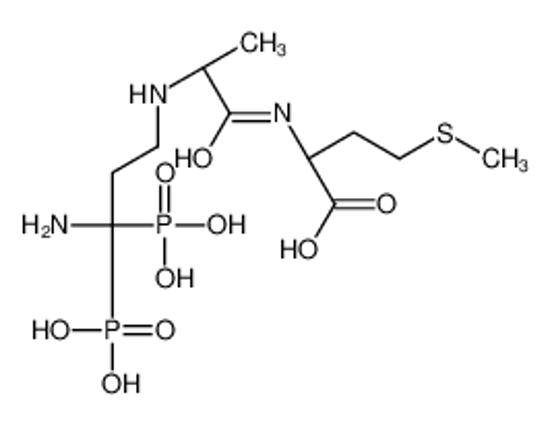 Picture of (2S)-2-[[(2S)-2-[(3-amino-3,3-diphosphonopropyl)amino]propanoyl]amino]-4-methylsulfanylbutanoic acid,dihydrate