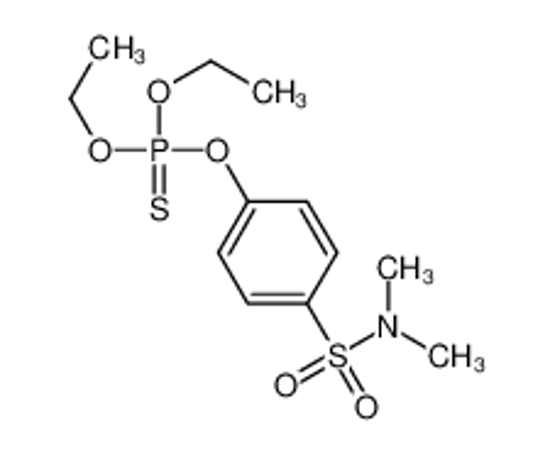 Picture of 4-diethoxyphosphinothioyloxy-N,N-dimethylbenzenesulfonamide