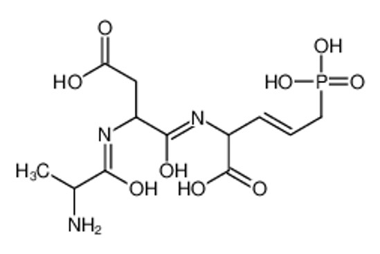 Picture of (E)-2-[[2-(2-aminopropanoylamino)-3-carboxypropanoyl]amino]-5-phosphonopent-3-enoic acid