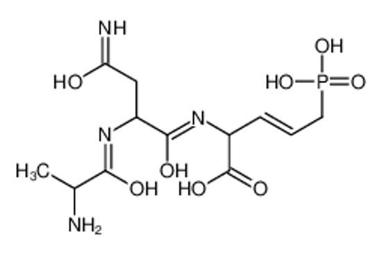 Picture of (E)-2-[[4-amino-2-(2-aminopropanoylamino)-4-oxobutanoyl]amino]-5-phosphonopent-3-enoic acid