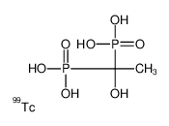 Imagem de (1-Hydroxy-1,1-ethanediyl)bis(phosphonic acid) - (<sup>99</sup>Tc)technetium (1:1)